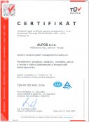 Certifikát ISO 9001